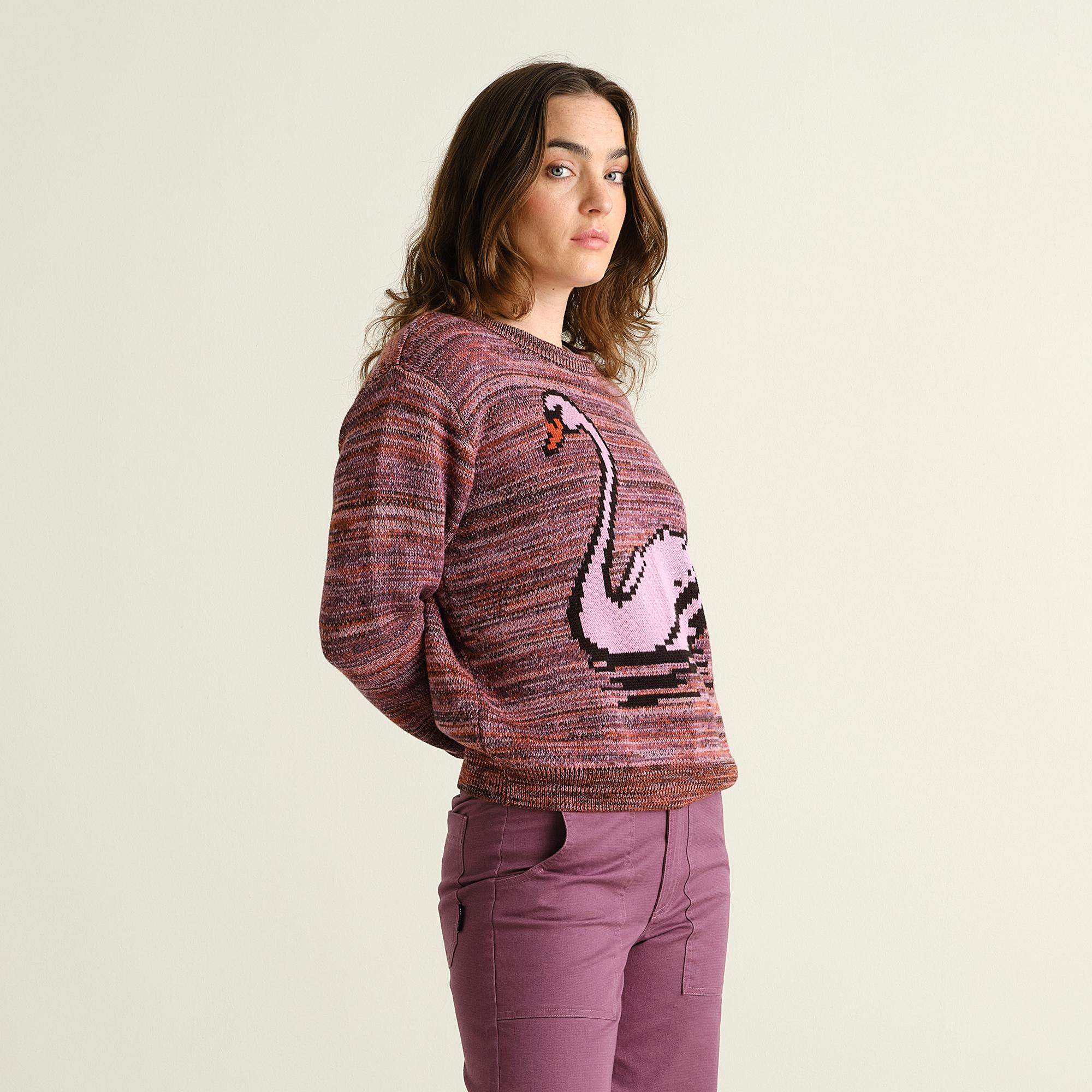 Dedicated Arendal TY Swan Multi Color Damen Strickpullover rost multi